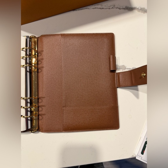 Louis Vuitton Textured Brown Monogram Agenda GM UEC with box and inserts - Picture 5 of 11
